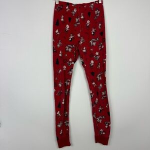 Hanna Andersson Peanuts Red Pajama Pants
